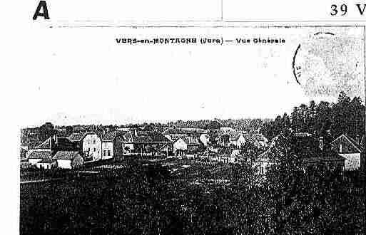 Ville de VERSENMONTAGNE Carte postale ancienne