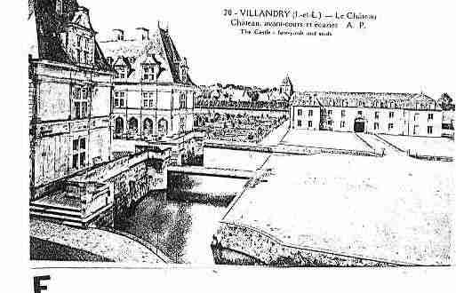 Ville de VILLANDRY Carte postale ancienne