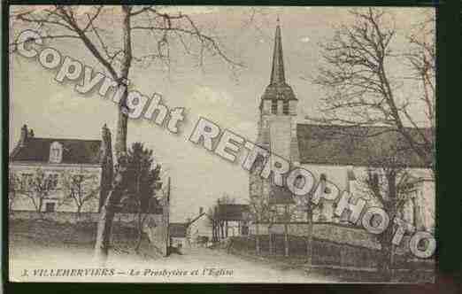 Ville de VILLEHERVIERS Carte postale ancienne