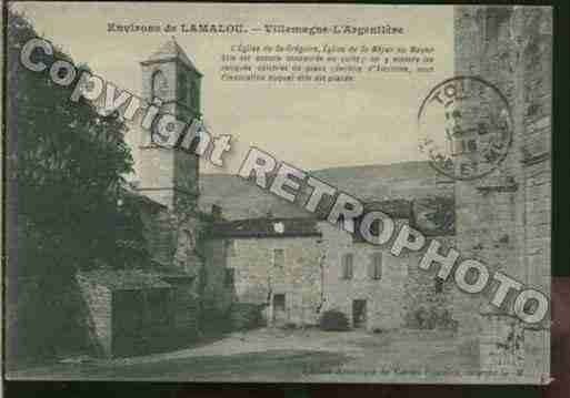 Ville de VILLEMAGNE Carte postale ancienne