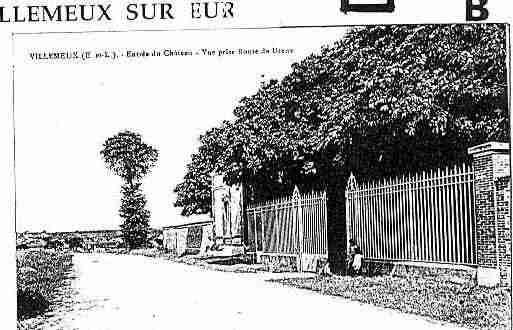 Ville de VILLEMEUXSUREURE Carte postale ancienne