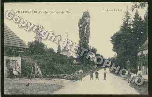 Ville de VILLERSFARLAY Carte postale ancienne