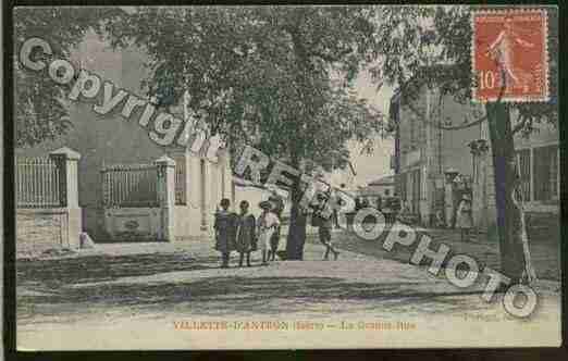 Ville de VILLETTED\'ANTHON Carte postale ancienne