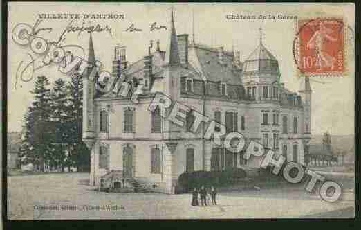 Ville de VILLETTED\'ANTHON Carte postale ancienne