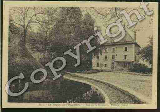 Ville de VIRIEUSURBOURBRE Carte postale ancienne