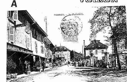 Ville de VOIRON Carte postale ancienne