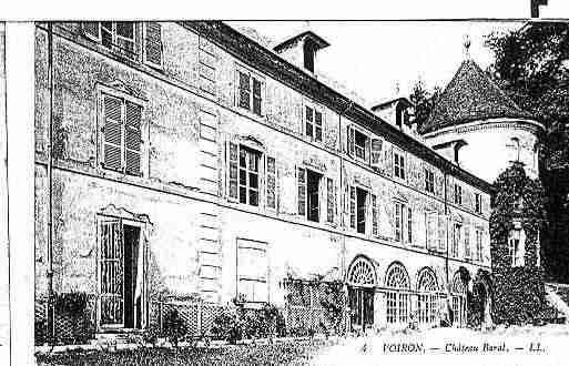 Ville de VOIRON Carte postale ancienne