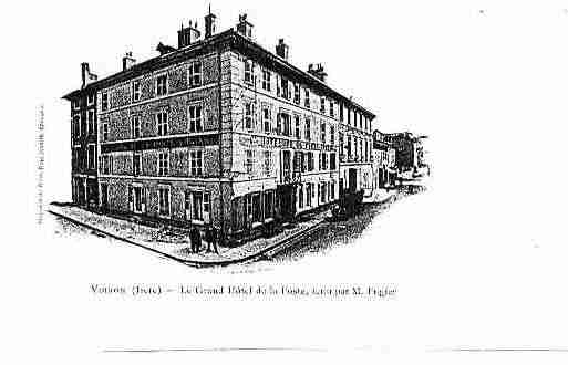 Ville de VOIRON Carte postale ancienne