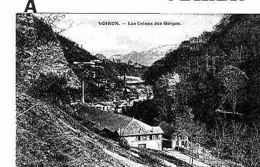 Ville de VOIRON Carte postale ancienne