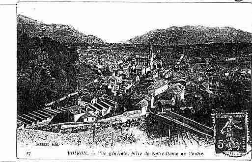 Ville de VOIRON Carte postale ancienne