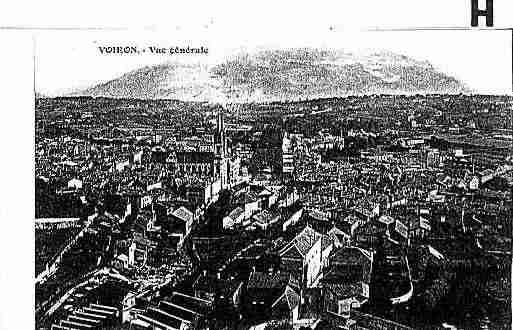 Ville de VOIRON Carte postale ancienne