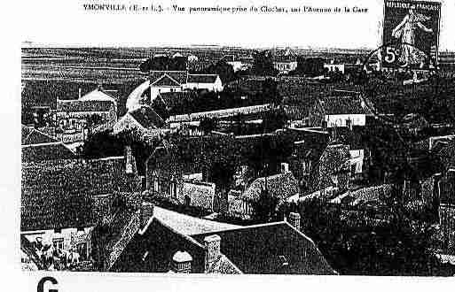 Ville de YMONVILLE Carte postale ancienne