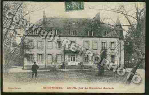 Ville de ADON Carte postale ancienne