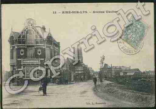 Ville de AIRESURLALYS Carte postale ancienne