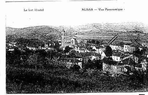 Ville de ALBAS Carte postale ancienne