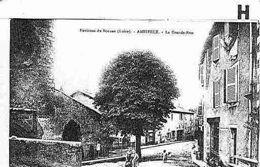 Ville de AMBIERLE Carte postale ancienne