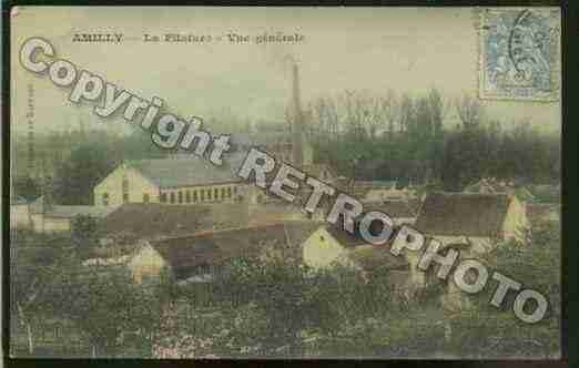 Ville de AMILLY Carte postale ancienne