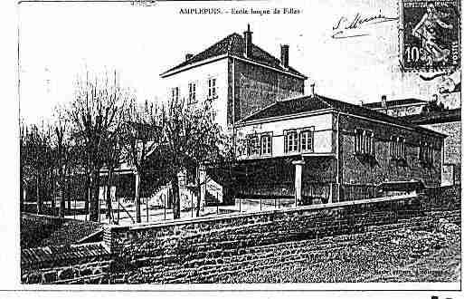 Ville de AMPLEPUIS Carte postale ancienne