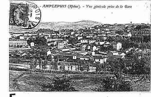 Ville de AMPLEPUIS Carte postale ancienne