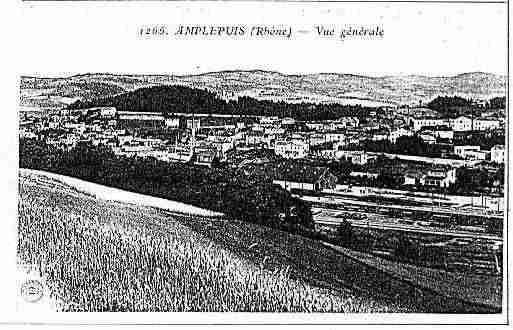 Ville de AMPLEPUIS Carte postale ancienne