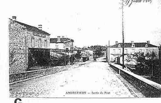 Ville de ANDREZIEUXBOUTHEON Carte postale ancienne