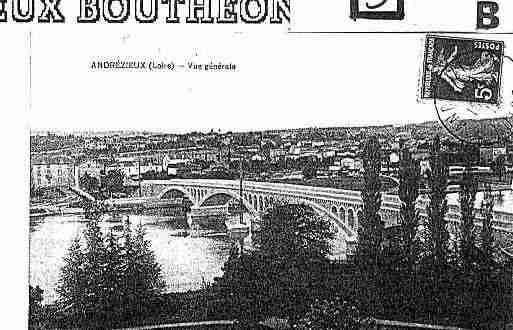 Ville de ANDREZIEUXBOUTHEON Carte postale ancienne