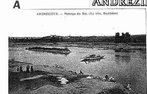 Ville de ANDREZIEUXBOUTHEON Carte postale ancienne