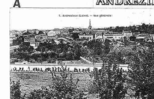 Ville de ANDREZIEUXBOUTHEON Carte postale ancienne