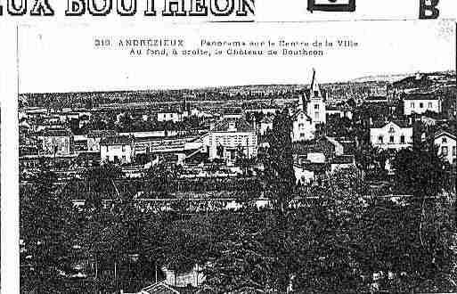 Ville de ANDREZIEUXBOUTHEON Carte postale ancienne