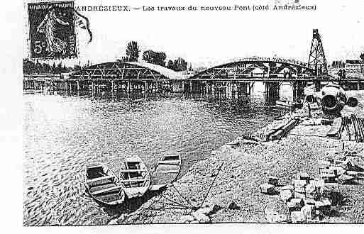 Ville de ANDREZIEUXBOUTHEON Carte postale ancienne