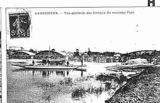 Ville de ANDREZIEUXBOUTHEON Carte postale ancienne