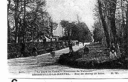 Ville de ANGERVILLELAMARTEL Carte postale ancienne