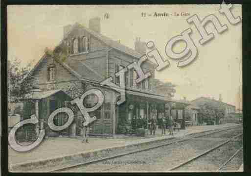 Ville de ANVIN Carte postale ancienne