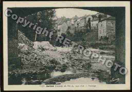 Ville de AUROUX Carte postale ancienne