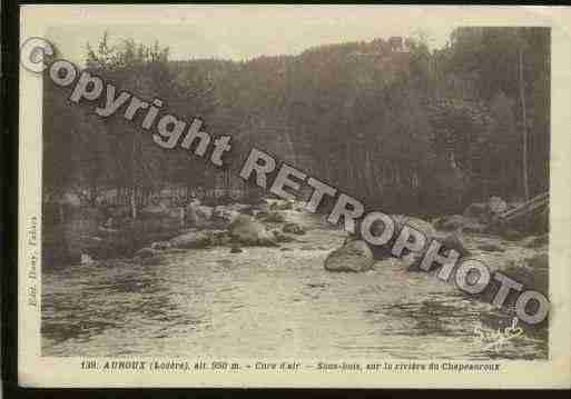 Ville de AUROUX Carte postale ancienne