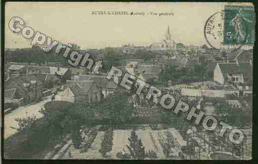 Ville de AUTRYLECHATEL Carte postale ancienne