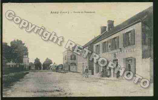 Ville de AUXY Carte postale ancienne