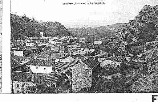 Ville de AUZON Carte postale ancienne