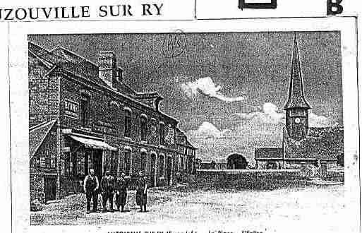 Ville de AUZOUVILLESURRY Carte postale ancienne