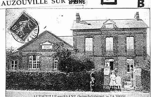 Ville de AUZOUVILLESURSAANE Carte postale ancienne