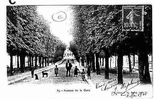 Ville de AY Carte postale ancienne