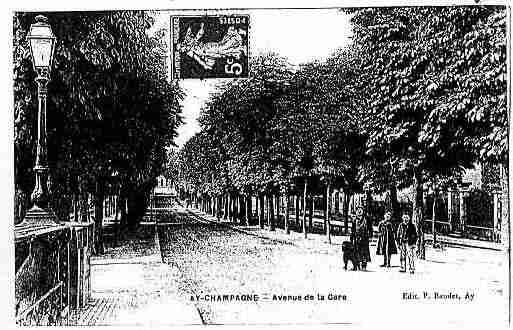 Ville de AY Carte postale ancienne