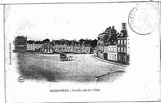 Ville de BACQUEVILLEENCAUX Carte postale ancienne