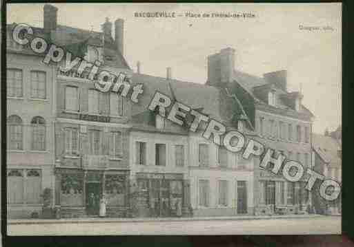 Ville de BACQUEVILLEENCAUX Carte postale ancienne