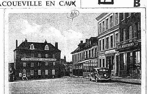 Ville de BACQUEVILLEENCAUX Carte postale ancienne