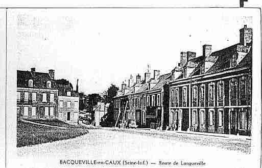 Ville de BACQUEVILLEENCAUX Carte postale ancienne