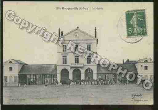 Ville de BACQUEVILLEENCAUX Carte postale ancienne