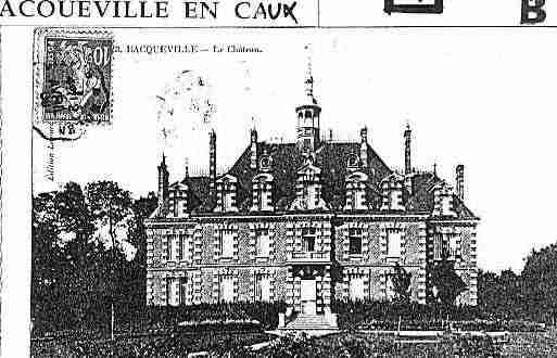 Ville de BACQUEVILLEENCAUX Carte postale ancienne