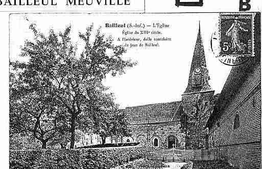 Ville de BAILLEULNEUVILLE Carte postale ancienne