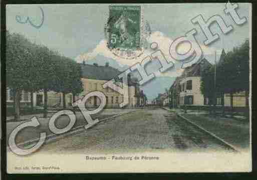 Ville de BAPAUME Carte postale ancienne